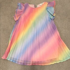 H&M Rainbow Pleated Kids Dress